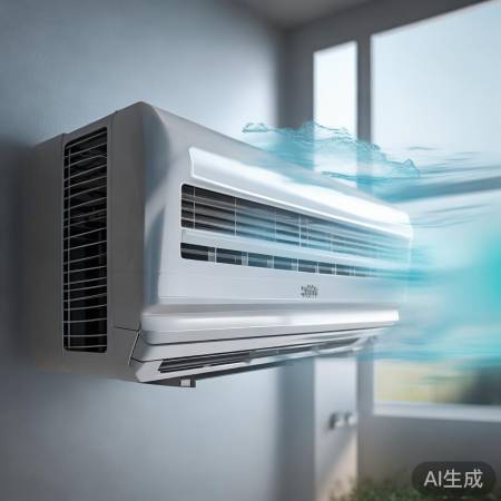 空调蒸发器吸热降温