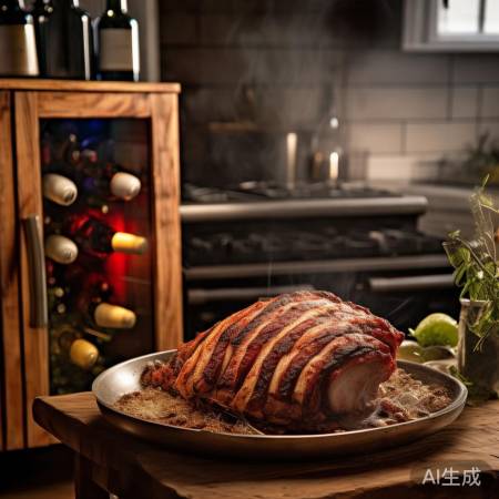 酒柜红酒，排骨更鲜美