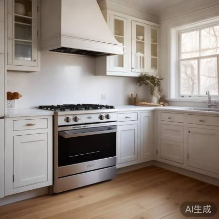 厨房角落，集成灶安装佳