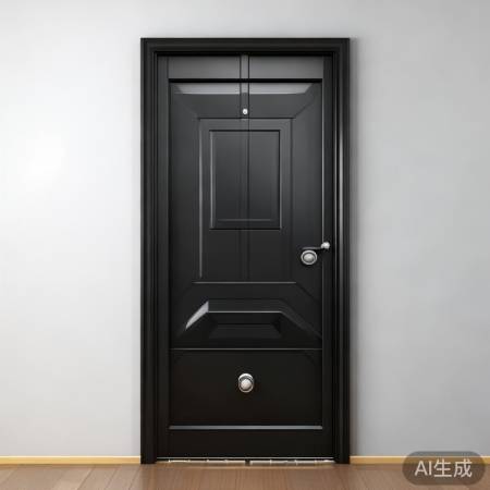 YY黑平板防盗门，安全安心