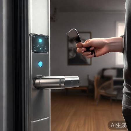 智能锁一触即锁,多重解锁方式