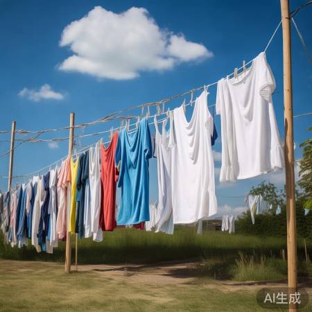 晾晒衣物防变形