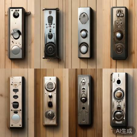 指纹锁外观风格多样