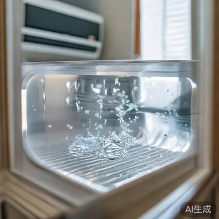 空调接水盘清洁，健康高效。