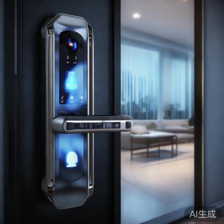 智能指纹锁,科幻变现实