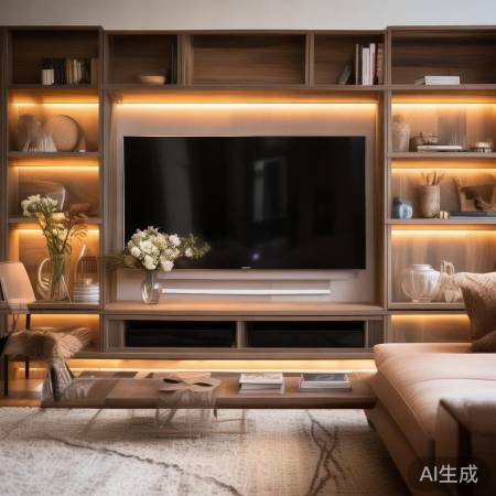 家居装修:电视墙置物架攻略