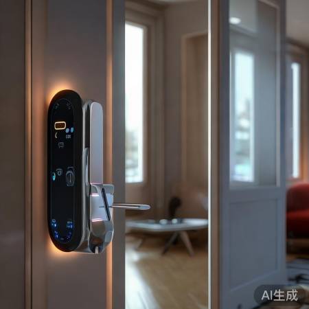 “罗曼指纹锁:智能门锁,随时掌