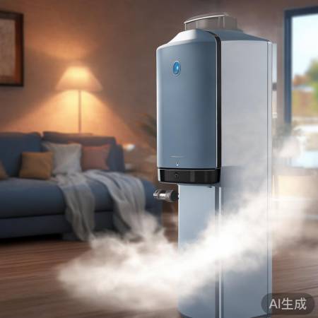 “空气能热水器，轻松80度热水