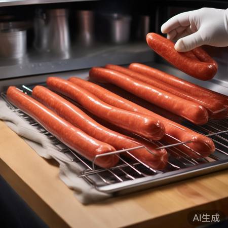 “香肠去水，烤架间隔”