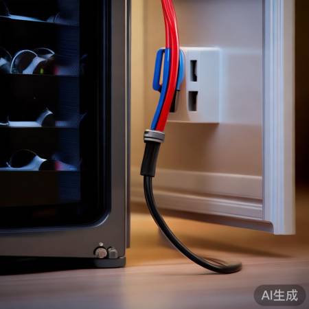 红酒柜电源线正负极