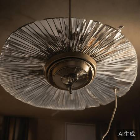 风扇叶片变形，无法正常关闭