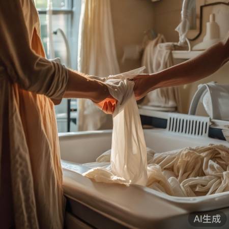 手动晾晒特殊衣物