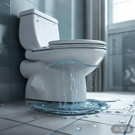 马桶密封圈老化漏水