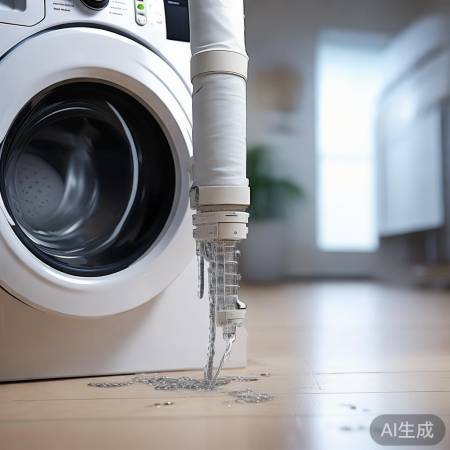 洗衣机排水管修复完毕