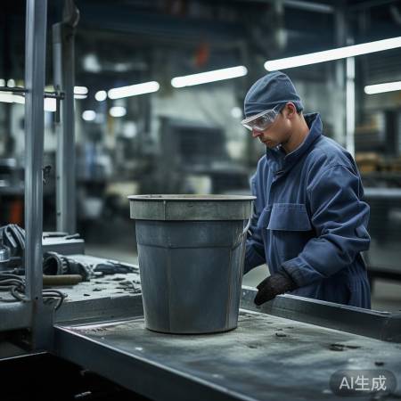 检查甩桶,及时更换损坏件