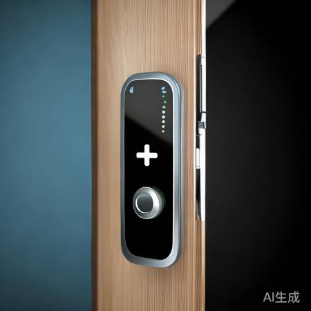 指纹锁加号图标