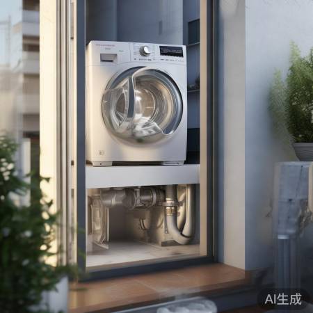 阳台洗衣机管裸露处理