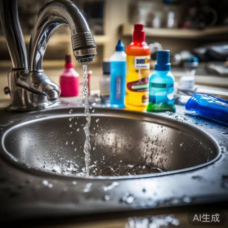 疏通堵塞，注意化学伤管