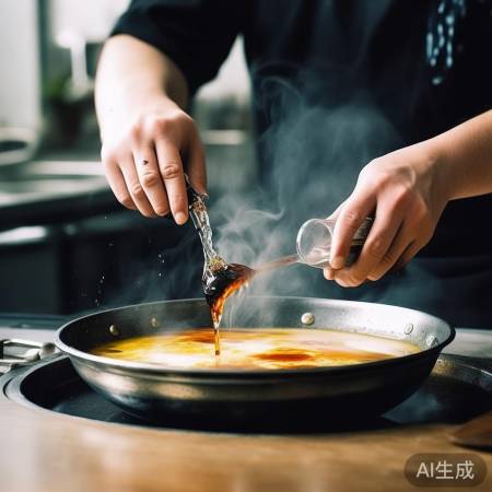调味料调节油温防烧焦