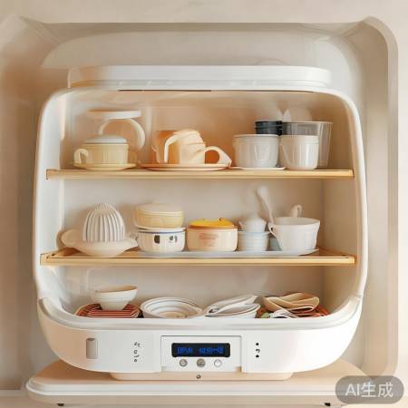 宝宝餐具消毒柜,容量大、消毒好