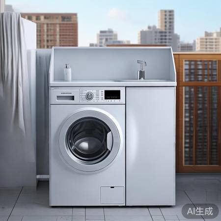 推荐实惠阳台洗衣机盆