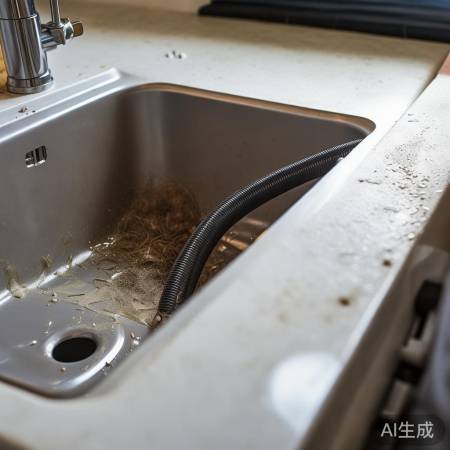检查排水管，清理杂物
