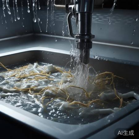 洗衣机排水管堵塞