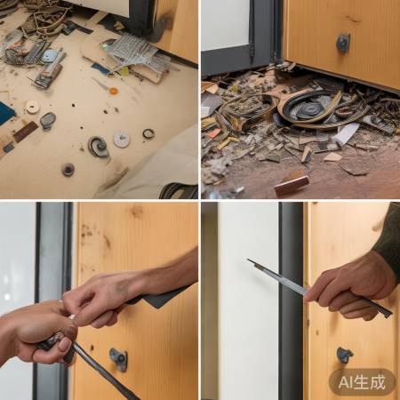 门缝清理小技巧