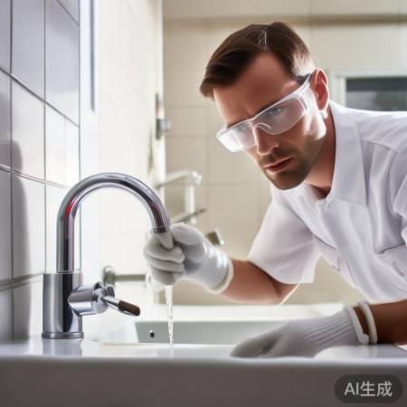 水管安装检查完毕