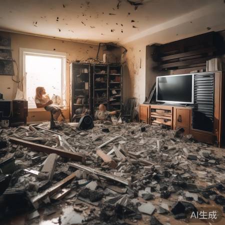 盘县保险柜爆炸，家庭狼藉