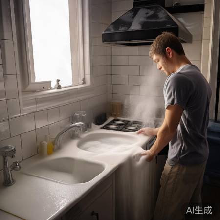 “卫生间巧洗油烟机”