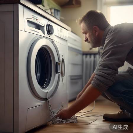 检查电源线，排查洗衣机故障