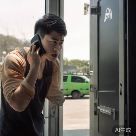防盗门锁死，热线解忧
