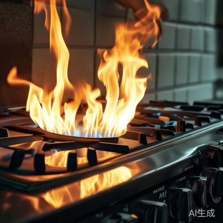燃气灶异响警惕泄漏