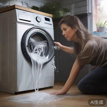 “洗衣机加水需留心溢水”